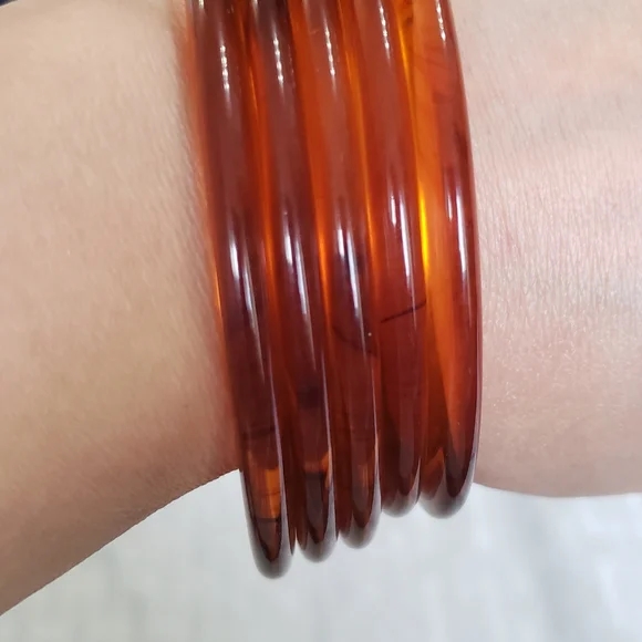 Set of Brown Bangles - Picture 2 of 4
